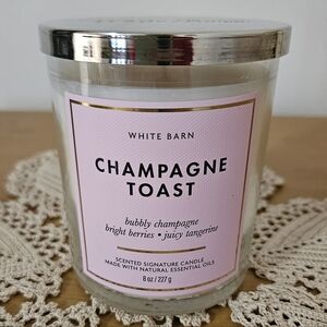 White Barn Champagne Toast Bath & Body Works Candle, 8 oz